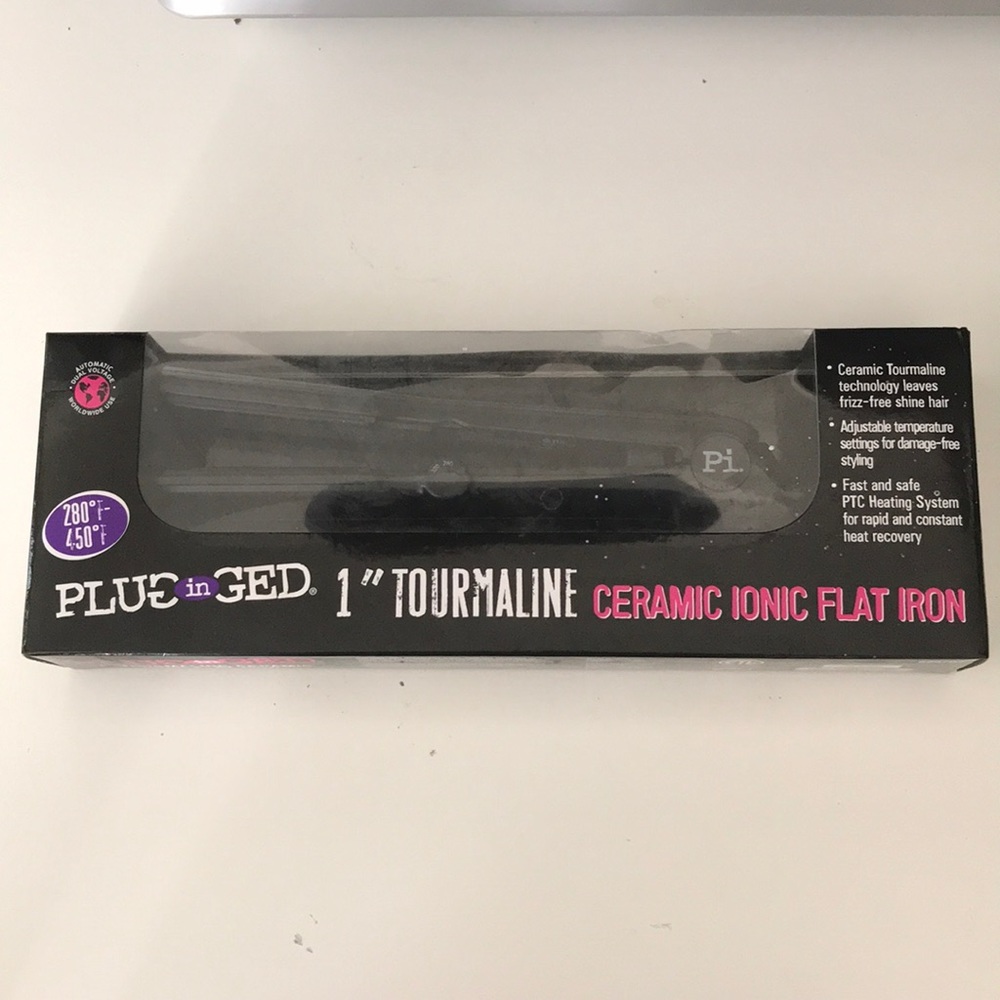 1inch Tourmaline Ceramic Ionic Flat Iron